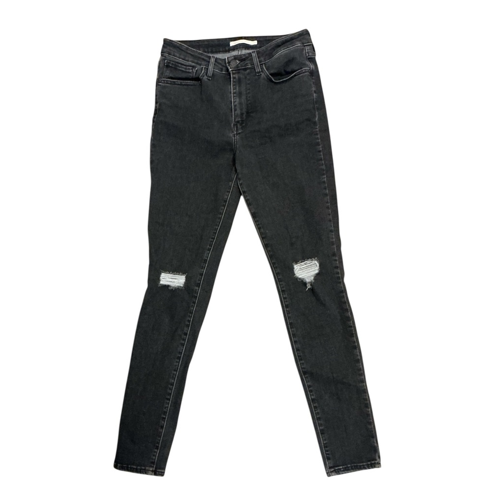Levi's Women's Black Skinny Distressed Jeans